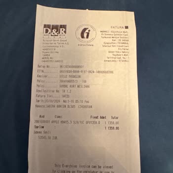 D&R Mağazasından İade Sorunu