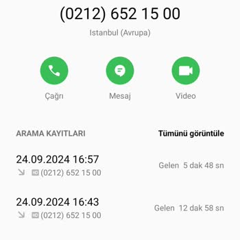 Türk Telekom (0212)6521500 Ve 0850 480 0299 Numaraları Şikayet