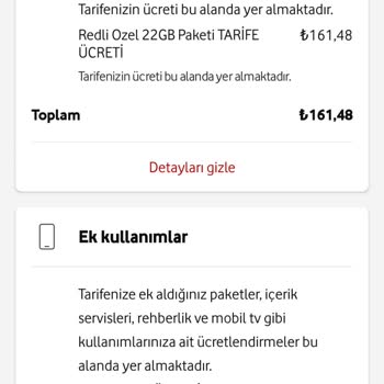 Hediye İnternet Paketi Yerine Ek Ücret Yansıtılması