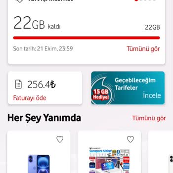 Hediye İnternet Paketi Yerine Ek Ücret Yansıtılması