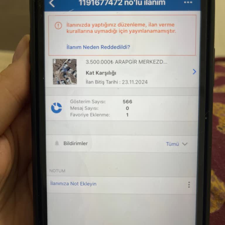 Sahibinden İlanda Kategori Değiştirme Yapılmıyor