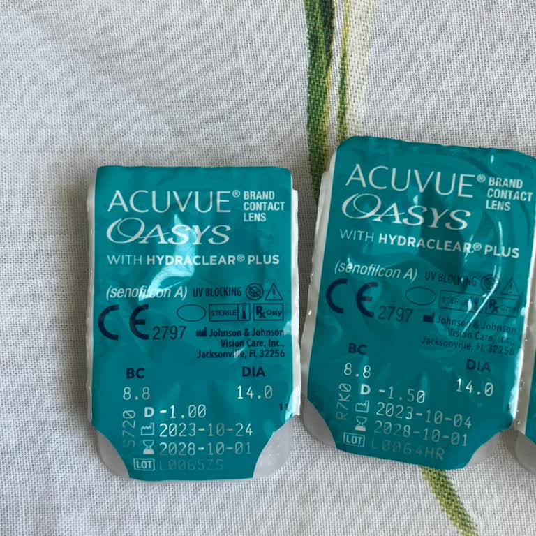 Tengo irritación ocular con lentes de contacto Johnson & Johnson Acuvue Oasys
