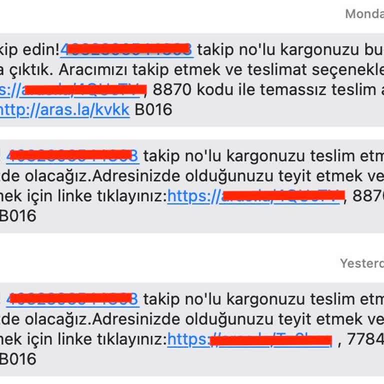 Yine Aras Kargo Yine Okyanus Şubesi