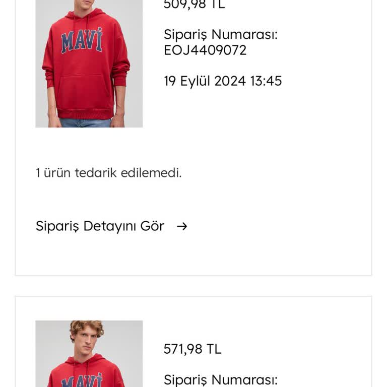 Mavi.com'da Sipariş İptali Sorunu Ve Stok Bilgisi Yanıltması