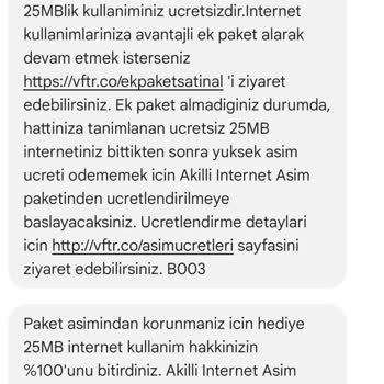 Vodafone Müşteri Hizmetleri ve İnternet Paketleri Konusunda Büyük Hayal Kırıklığı