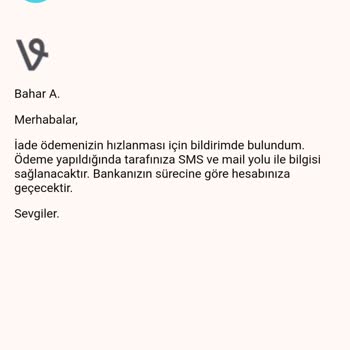 Vivense İade Süreci Hk.