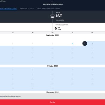No puedo reservar vuelos de Turkish Airlines de Estrasburgo a Estambul en línea