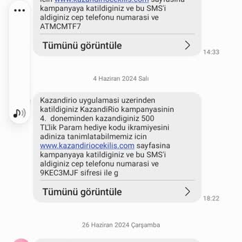 Pepsi Kazandirio 500 TL Hediye Ödülü Gelmedi