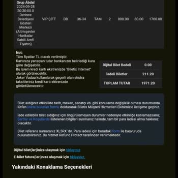 Biletix Raporlarıma Rağmen İptal Etmiyor