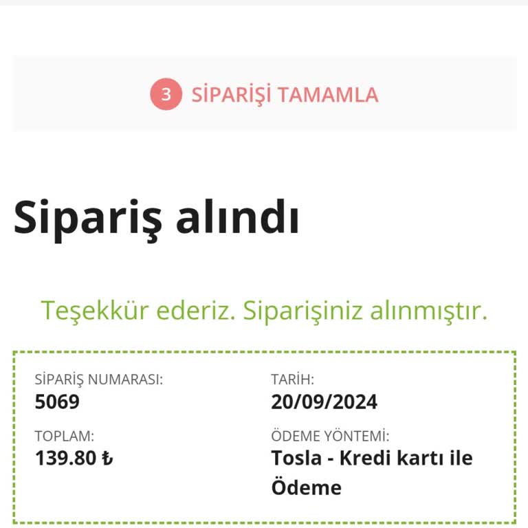 Bunnybons Sipariş Gelmedi İade İstiyorum