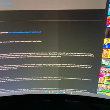 Samsung Odyssey Neo G7 Problemas de Scanline