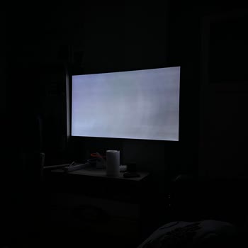 Samsung Q60B TV con pantalla nublada y borrosa