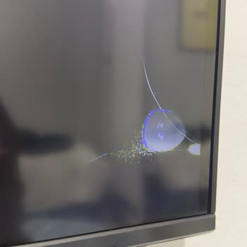 Pantalla del monitor Samsung llegó rota