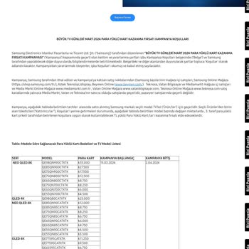 Compra de TV Samsung sin promoción