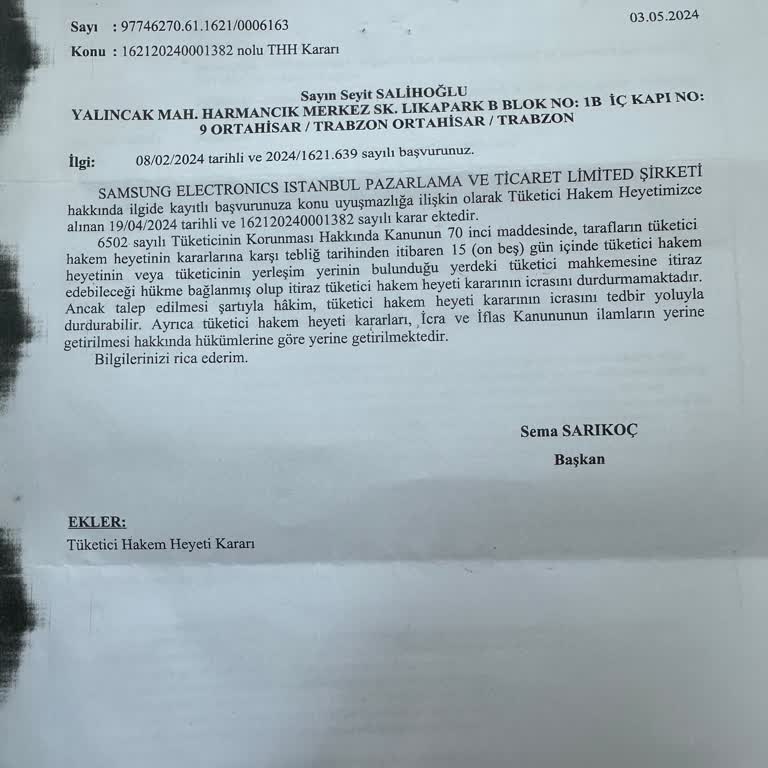 Samsung WW11BB944DGBAH: Sin respuesta tras decisión del Comité de Arbitraje