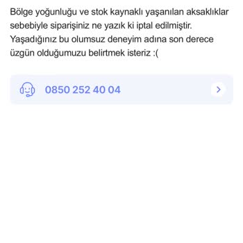 Hepsiburada Sürekli Uzatılarak Sipariş İptali