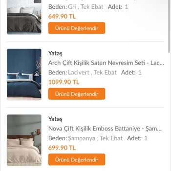 Yataş Dan Aldığım Ürünüm Teslim Edilmedi Ama Teslim Edildi Gözüküyor