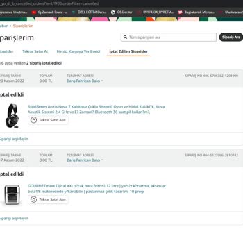 Amazon canceló mi pedido de Airfryer sin notificación