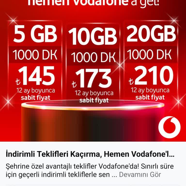 Vodafone Reklamlarında Yanıltıcı Fiyatlar