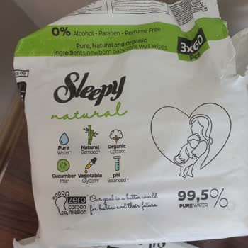 Sleepy Üçlü Islak Mendil Koku