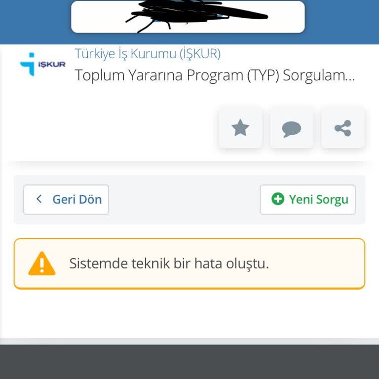 Milli Eğitim Bakanlığı TYP Başvuru Ekranı Hata Veriyor