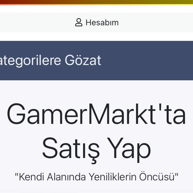 GamerMarkt İlan Ekleyemiyorum Yardım Edin