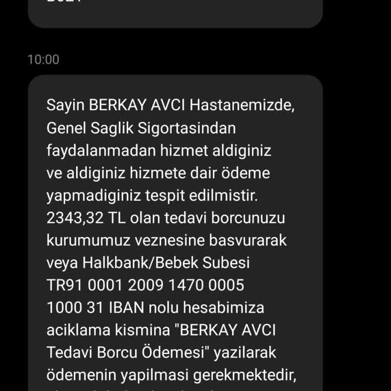 Taksim Eğitim Araştırma Hastanesi Hastane Muayene Ücreti Ve Beklenmedik Borç Sorunu