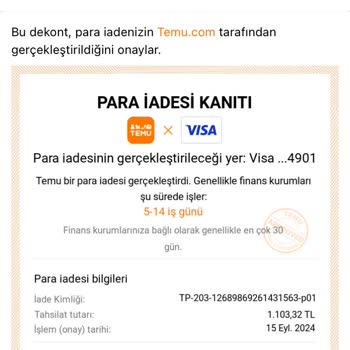 Garanti Bankası Para İadesi Sorunu!