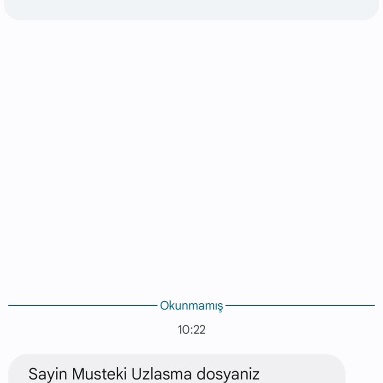 TAL UZLAŞMA (SMS) Yanlış Anlaşılma Sonucu Yapılan Para Talebi