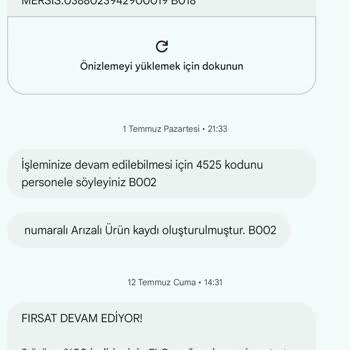 In Street İade İşleminde Geri Dönüş Yapılmadı