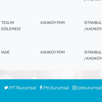 PttAVM Amazon Kargomun Teslim Edilmemesi Ve PTT Kadıköy PDM'nin Sorunları