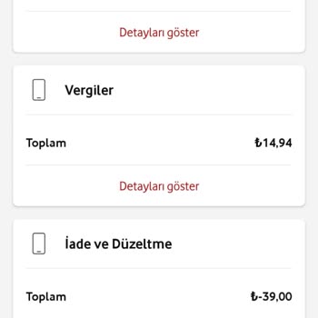 Vodafone Faturalarında Gizli Ücretlendirme Ve İade Sorunu