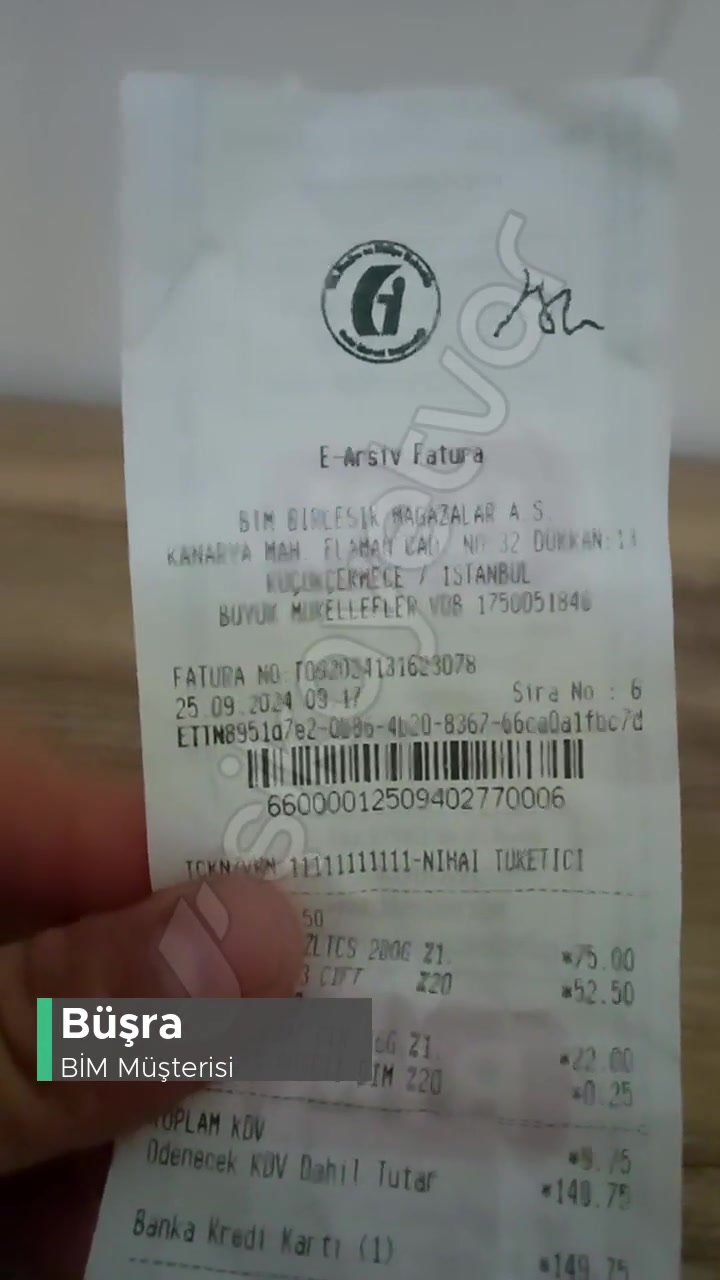 BİM Saygısız Kasiyer! videonun kapak resmi