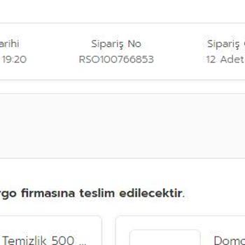 Rossmann Online Sipariş Kargoya Teslim Süreci GECİKMESİ-sipariş İptal Edememe