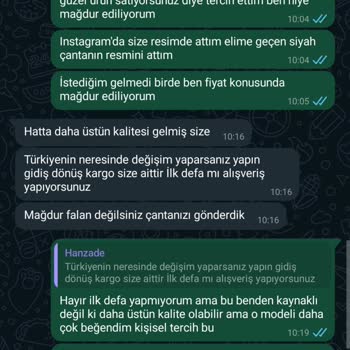 @canta_hanzade Çevrimiçi Alışverişte Ürün Değişim Sorunları