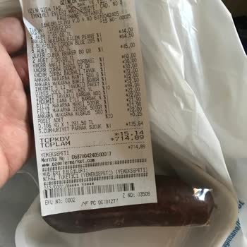 Yemeksepeti Market Siparişimde Eksik Ürün Ve İade Sorunu