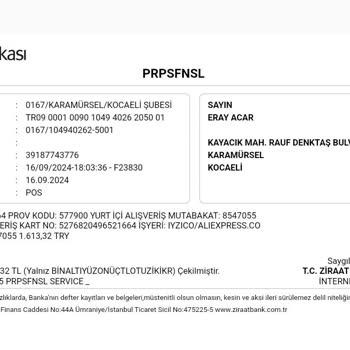 Aliexpress Gümrükte Kalan Kargom