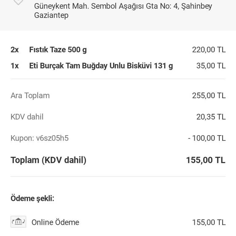 Yemek Sepeti Mağduriyeti