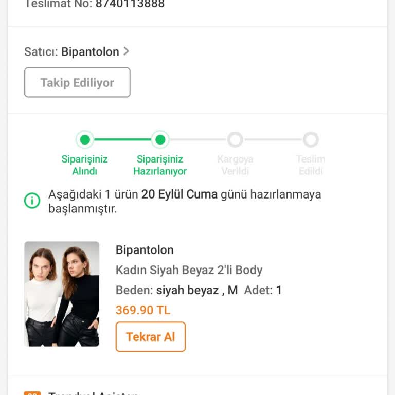 Trendyol'dan Aldığım Ürün 5 Gündür Kargoya Verilmedi