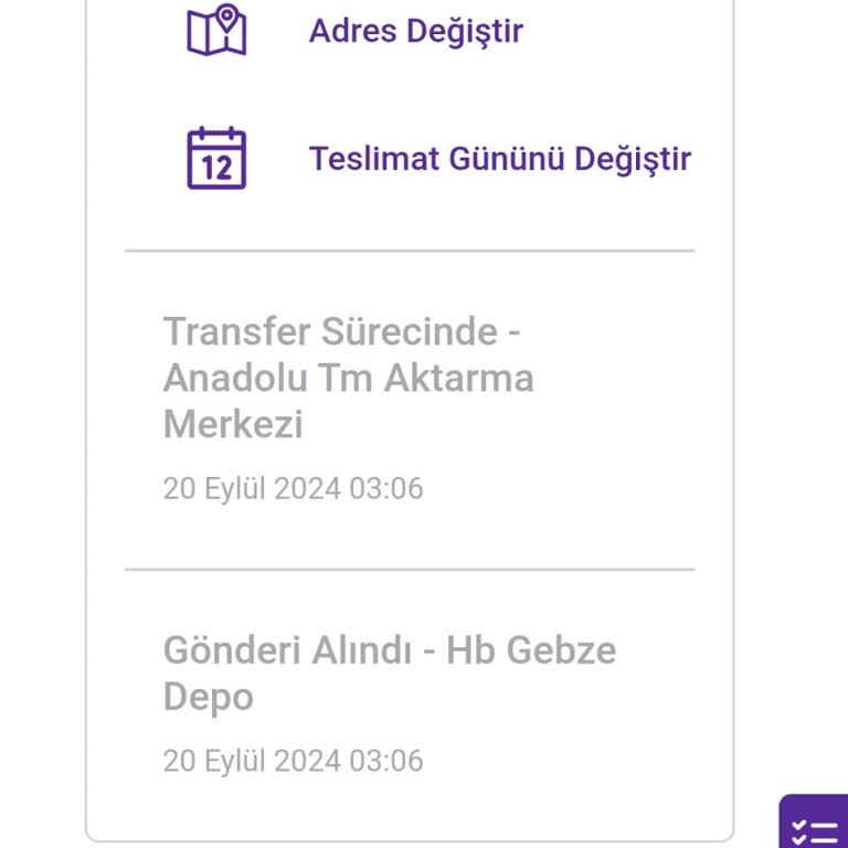 hepsiJET Kargom Neden Gelmedi Bilgilendirin!