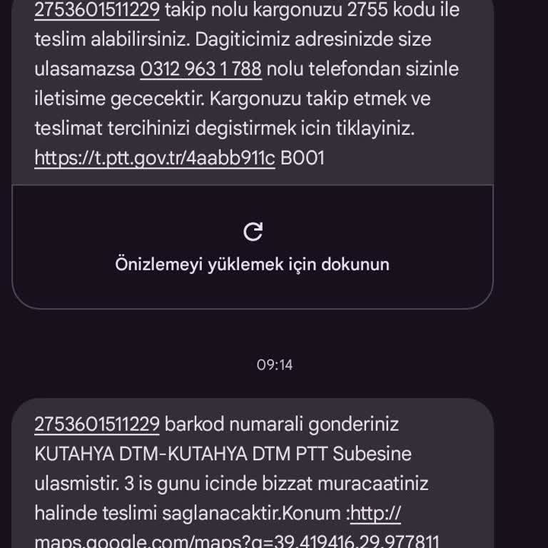 PTT Kargomu Teslim Etmiyor