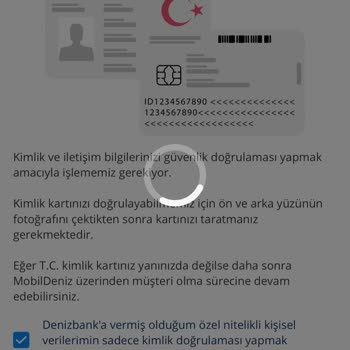 Denizbank MobilDeniz Uygulamasından Müşteri Olamıyorum