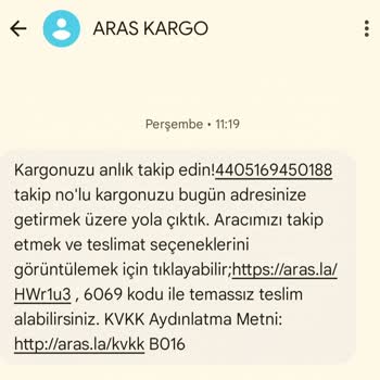 Aras Kargo Önem Falan Taşımıyor Yalancı Kargo!
