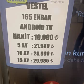 Taşpınar Alışveriş Merkezleri Teşhirde Bulunan Televizyon İle Gönderilen Televizyon Farklı