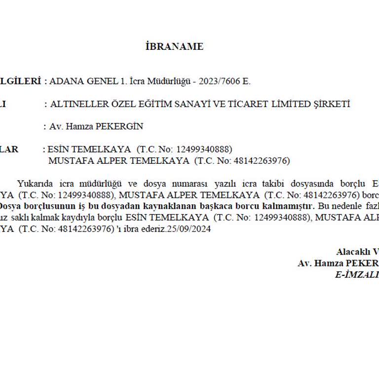 Altıneller Uzay Koleji'nde Sözleşmeye Aykırı İşlem Ve Haksız Ücret Talebi