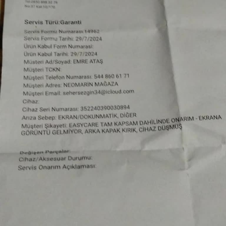 EasyCep Telefonumu Bir Türlü Yapmıyorlar. Ve Geri Dönüş Alamıyorum.