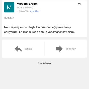 Trendcom'dan Aldığım Ürünün İadesini Yapamıyorum