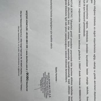 Skechers Ürünün Kısa Sürede Yıpranması Üzerine Değerlendirme