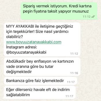 Boyuzatanayakkabi.com Ayakkabı Siparişim 42 Gündür Gelmedi