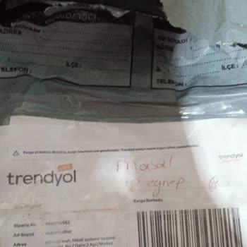 Trendyol Ve Tosbiş Mağazasından Şikayetçiyim.